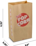 Paper popcorn bag